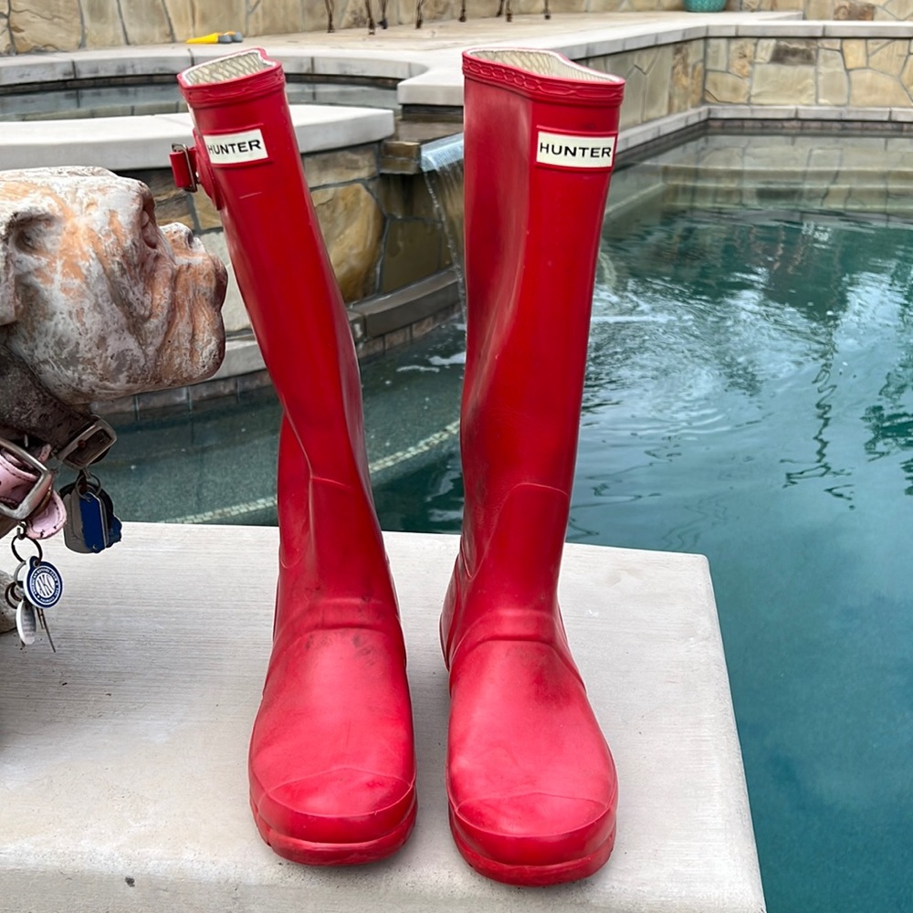 Women's tall Hunter boots